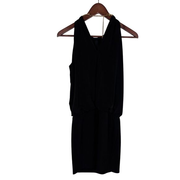 Jessica Simpson Black Gold Halter Chain Neck Tunic Tank Top Women's 2 - Picture 2 of 6